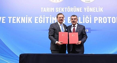 MEB ve TOBB arasında "tarım sektörüne yönelik" işbirliği protokolü imzalandı