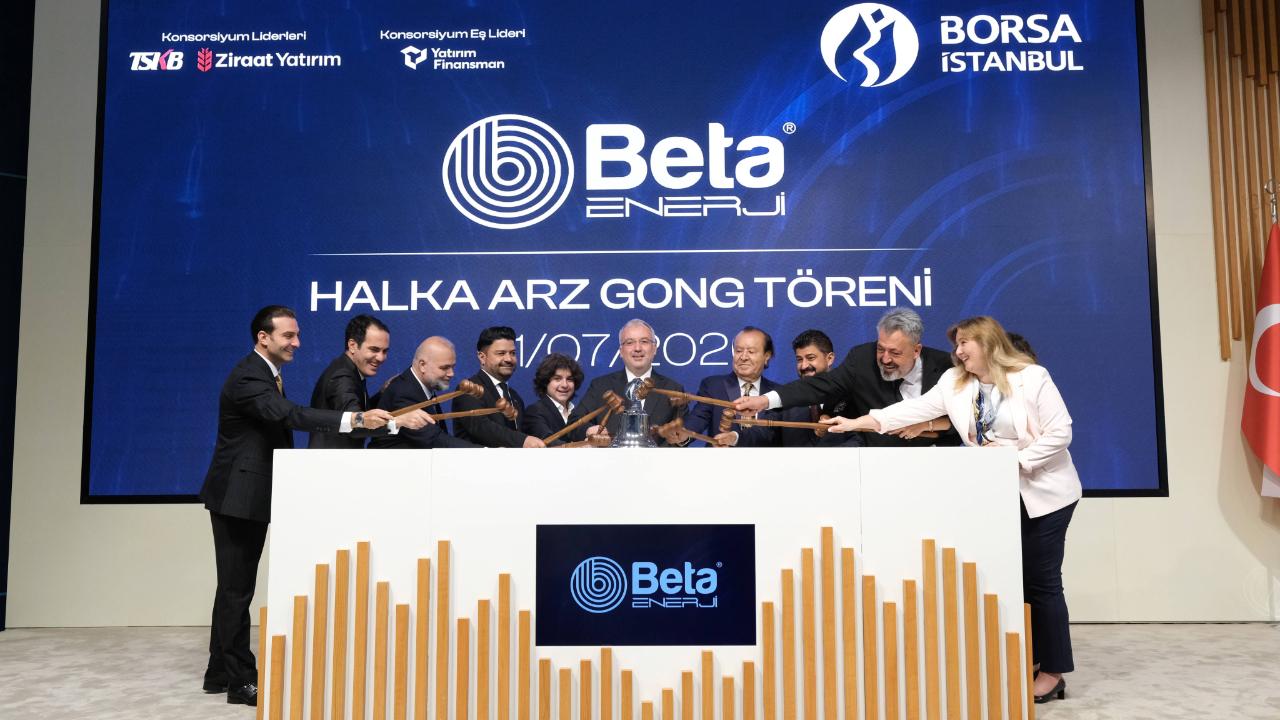 Borsa İstanbul'da gong Beta Enerji ve Teknoloji AŞ için çaldı