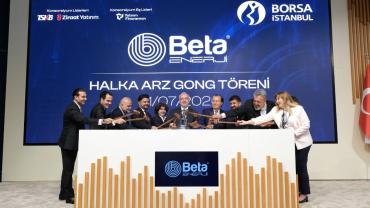 Borsa İstanbul'da gong Beta Enerji ve Teknoloji AŞ için çaldı