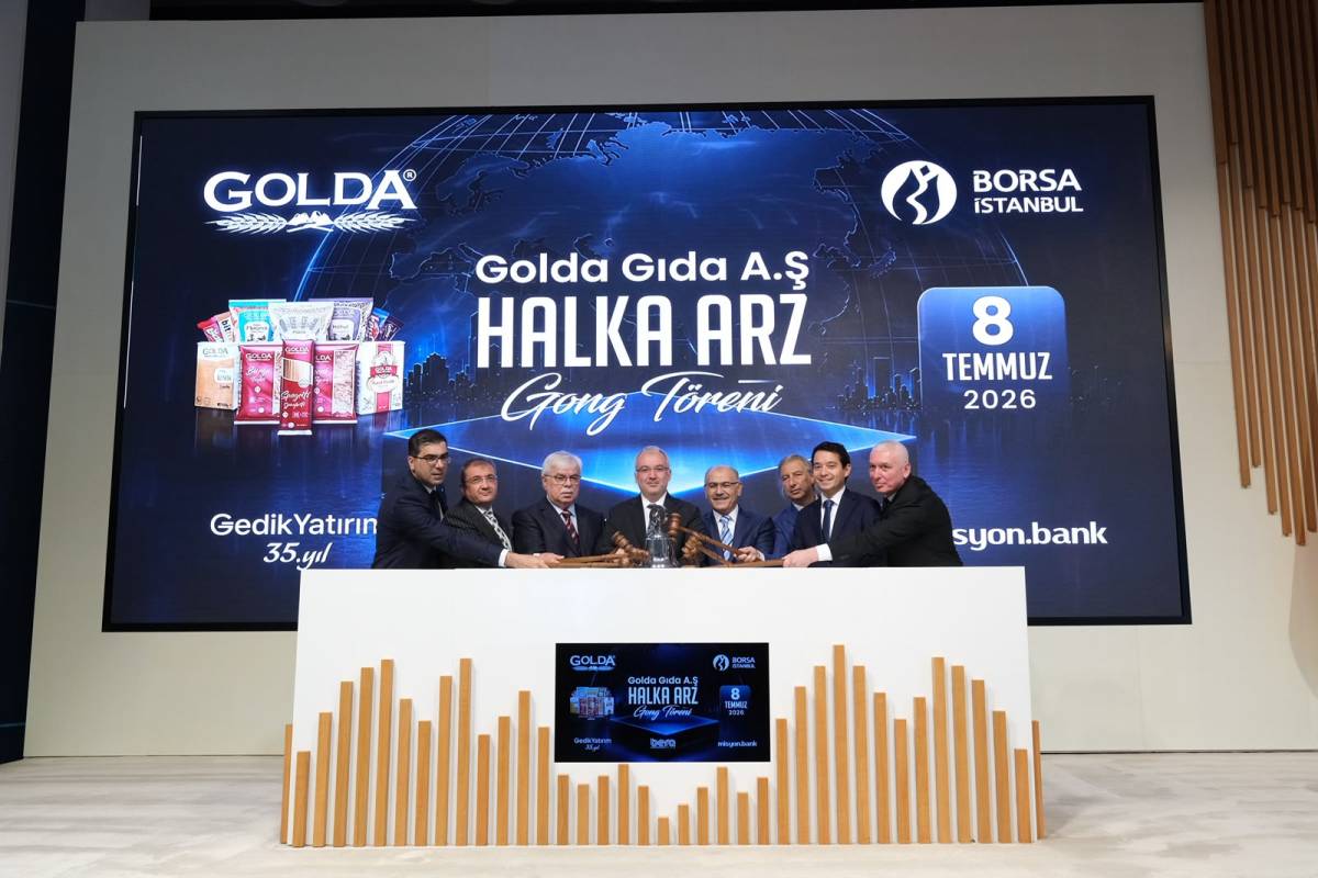 Borsa İstanbul’da gong Golda Gıda için çaldı